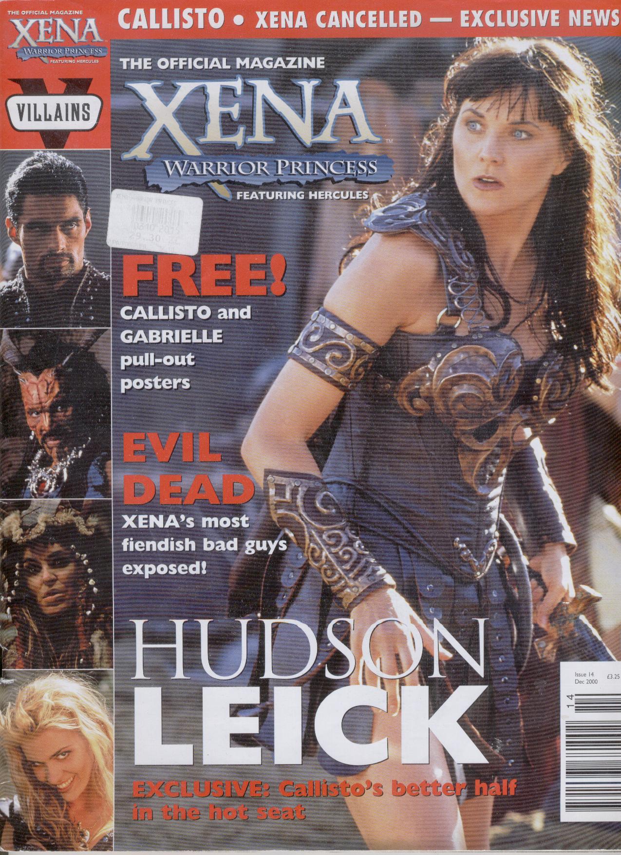 Xena Warrior Princess официальный журнал декабрь 2002