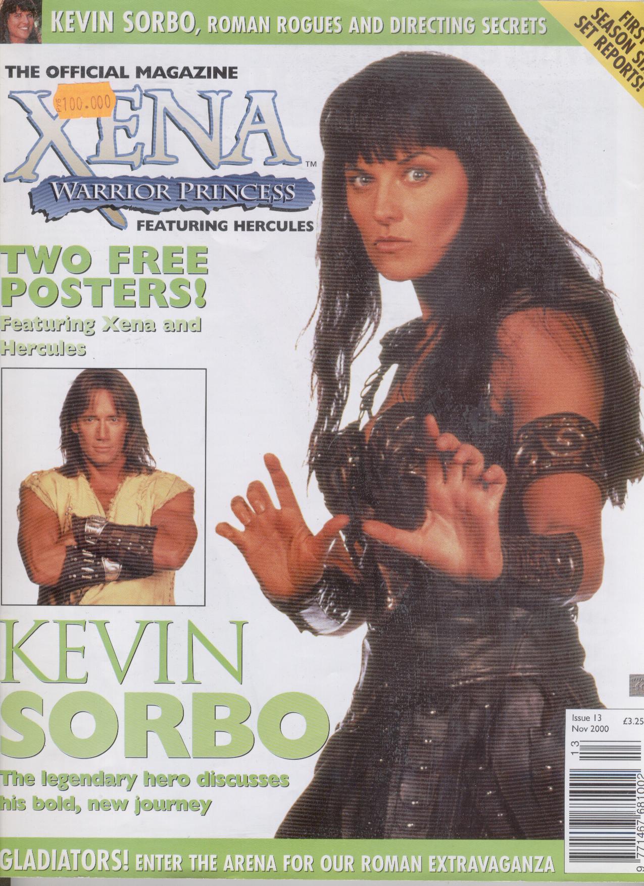 Xena Warrior Princess официальный журнал ноябрь 2002